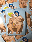 Vegeta x Bulma Royal Fetish Sticker